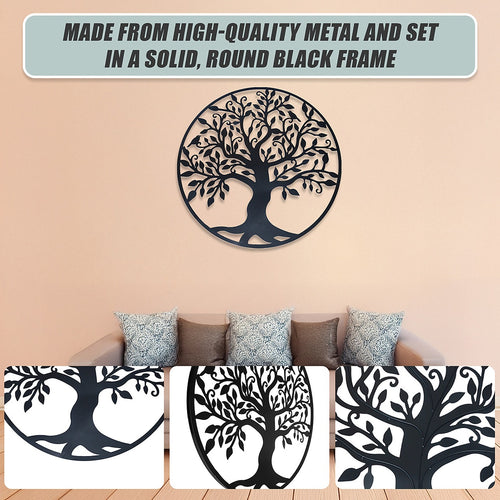 99cm Wall Art Hanging Metal Iron Sculpture – Garden or Home Decorative Feature Piece