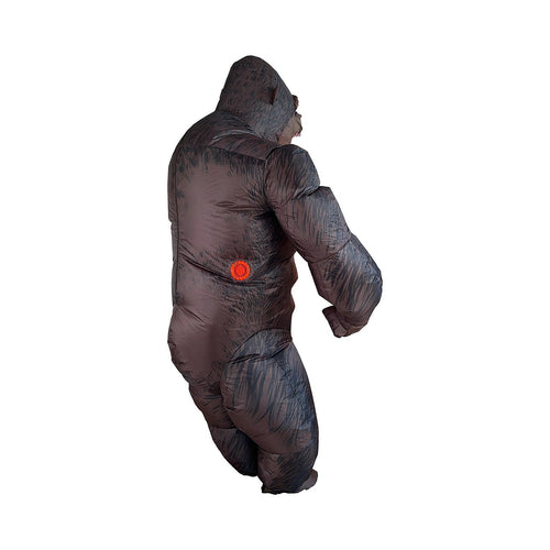Adult Inflatable Gorilla Costume King Kong Ape Blow Up Halloween Fancy Dress Suit