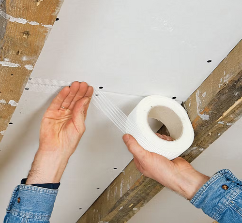 24-Pack Fibreglass Plasterboard Joint Tapes – 50mm x 90m Drywall Mesh Rolls