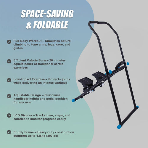 Vertical Climber Stair Stepper Machine – Full Body Home Gym Fitness Equipment for Cardio and Strength