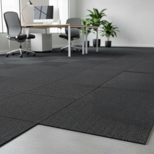 Premium Carpet Tiles in Charcoal – 5m² Pack for Home, Office & Commercial Flooring