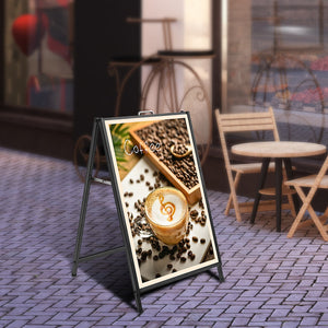 A Frame Sign 60x90cm Sidewalk Plastic Poster Board Outdoor Display