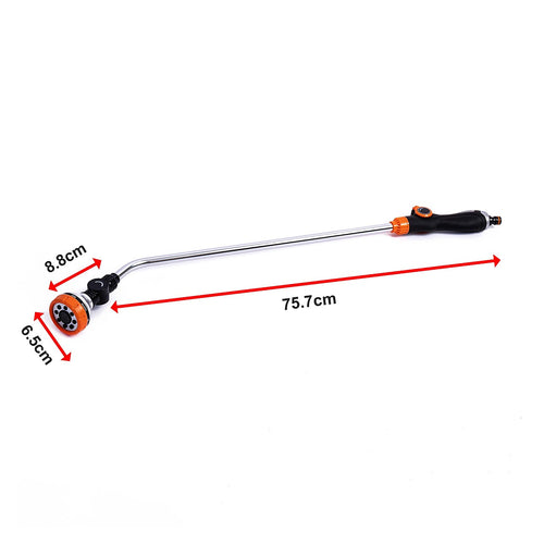Garden Hose Lance Spray Long Reach 90cm Multi Gun Hanging