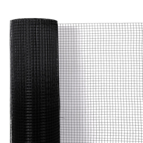 30m Black Chicken Wire Mesh Roll – Heavy Duty Aviary Netting & Garden Fencing for Poultry