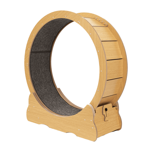 Cat Running Wheel w/ Carpet Runway Cat Exercise Wheel for Fitness Cat Treadmill 