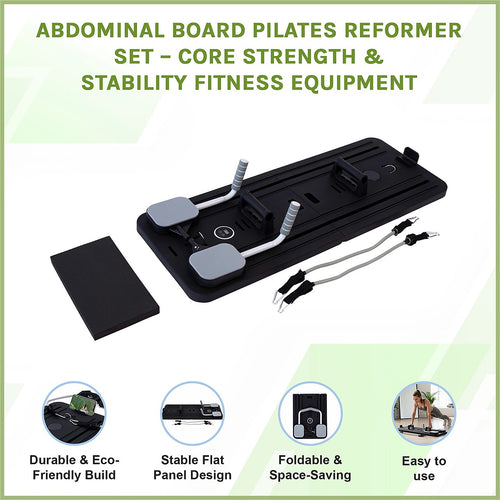 Abdominal Board Pilates Reformer Set – Core Strength & Stability Training Equipment