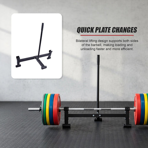 Heavy Duty Steel Deadlift Jack Plate Changer with Anti-Slip Handle