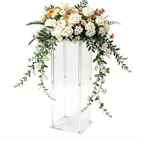 2 Pack 80cm Acrylic Flower Stand Wedding Display Centrepiece