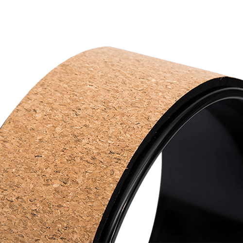 Yoga Pilates Wheel Cork Circle Prop Back Chest Hips Abdomen Stretch Roller