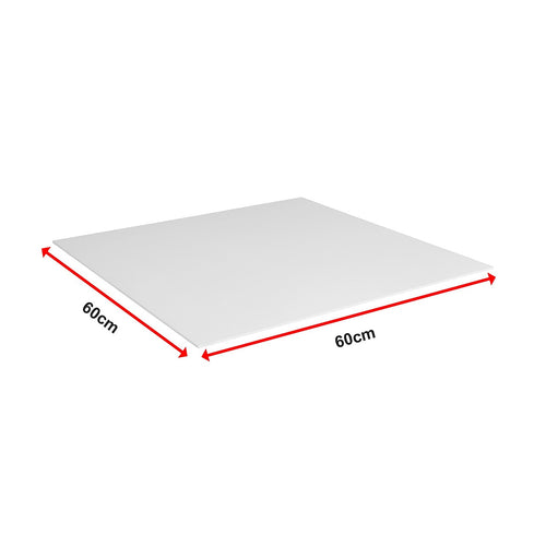 12x Smooth Drop Ceiling Tile 2ft x 2ft PVC Ceiling Panel