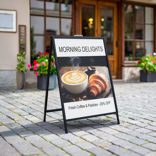 A Frame Sign 60x90cm Sidewalk Plastic Poster Board Outdoor Display