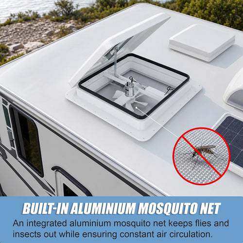 400x400mm Roof Vent Skylight for Caravan & Motorhome