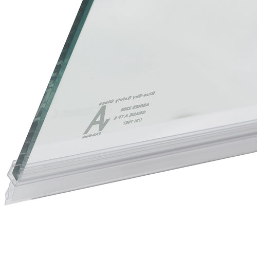 180° CHROME Pivot Door 6mm Safety Glass Bath Shower Screen By Della Francesca - 120 x 140cm