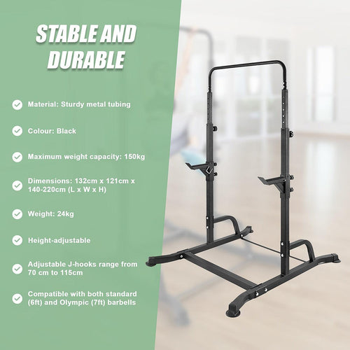 Bench Press Gym Rack and Chin Up Bar