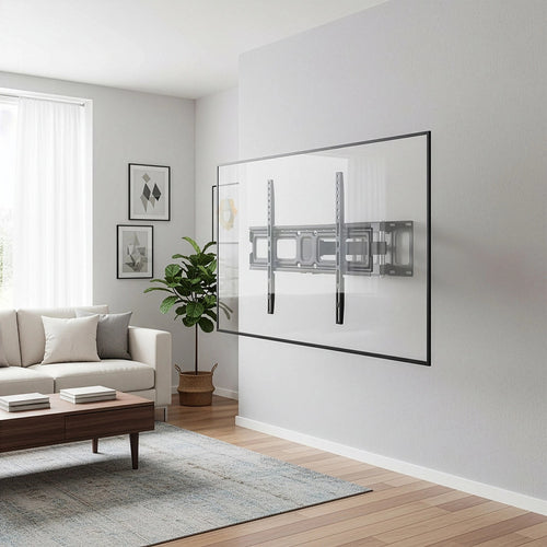 32–75" TV Full Motion Wall Mount Bracket – Adjustable Swivel & Tilt Design