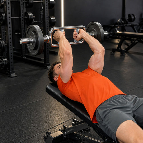 Olympic Tricep Bar 300kg Neutral Grip Weight Lifting Barbell