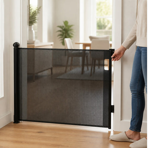 Retractable Baby Gate 3m – Mesh Stair & Pet Barrier