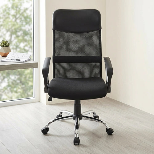 Ergonomic Mesh PU Leather Office Chair