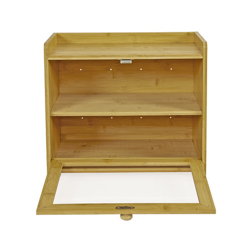 Black Bread Box – Large Kitchen Countertop Bread Storage