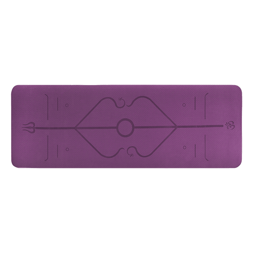 8mm TPE Yoga Mat Exercise Fitness Gym Pilates Non Slip Dual Layer