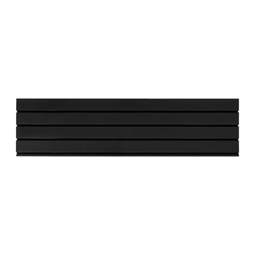 Slatwall Storage Pack – Retail Display & Garage Wall Organiser System Black PVC Panels