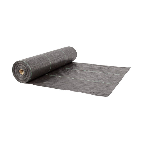 1.83 × 91.44m Premium Heavy Duty Weed Mat Woven Weed Barrier Landscape Fabric Ground Cover
