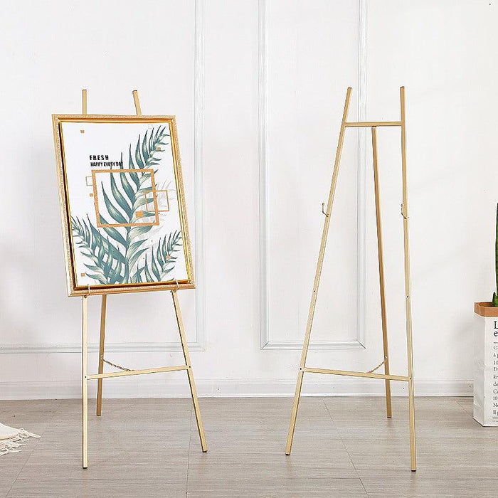 Easel Tripod Metal Painting  Wedding Photo Frame Display Bracket Advertising