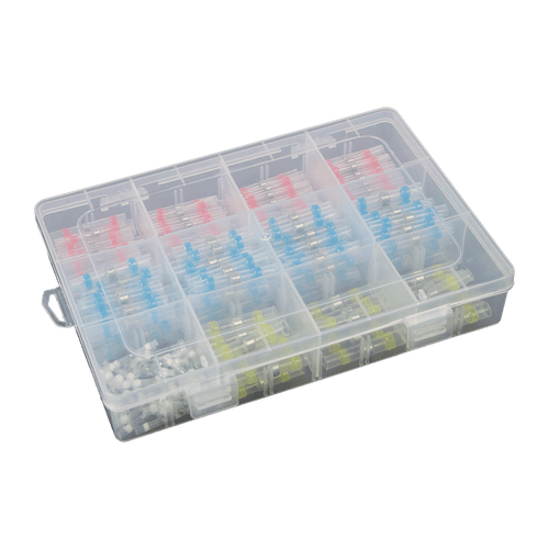 250PCS Waterproof Solder Seal Sleeve Heat Shrink Butt Wire Connectors Terminals  