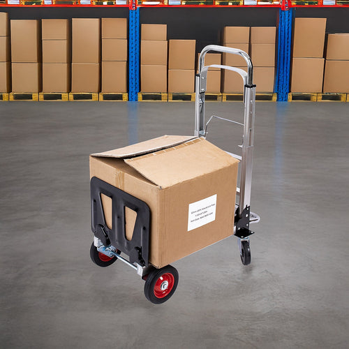 Aluminium Folding Hand Truck Trolley – Heavy Duty 180kg Dolly Cart