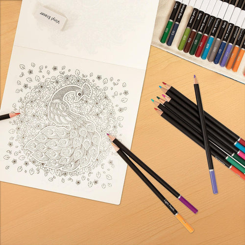 Coloured Pencils Colouring Artist Sketching Drawing for Kids Adults 