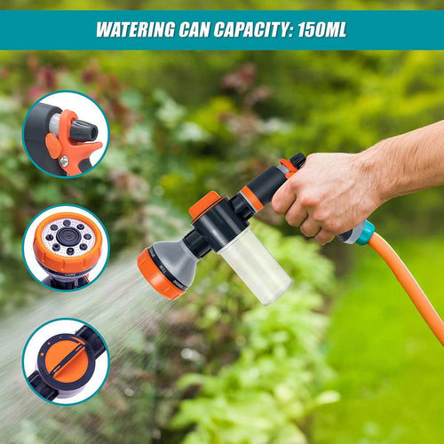 Garden Hose Nozzle Pet Shower Car Wash Leak-Proof Hose Hand Sprayer Switch