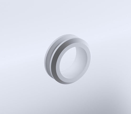 100x100cm Corner Frameless Shower Screen with White Brackets and SS Hinges, Round Handle