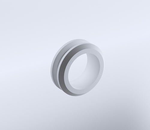 90cm Wall-to-Wall Frameless Shower Screen with White Brackets, SS Hinges & Wall & Floor U Brackets