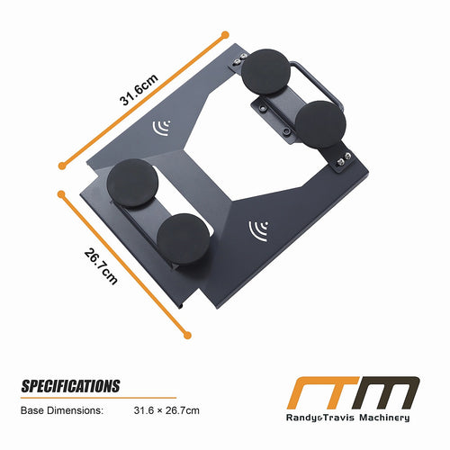 Starlink Mini Magnetic Roof Mount Portable Steel Vehicle Mount with Handle for RV, 4WD & Camping