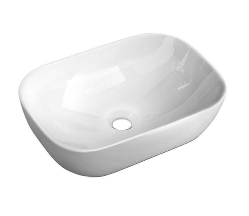 Ceramic Bathroom Basin Vanity Sink Oval Above Counter Top Mount Bowl
