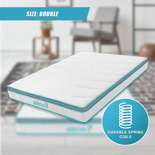 Palermo Double 20cm Memory Foam and Innerspring Hybrid Mattress