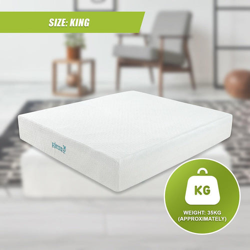 Palermo King Mattress 30cm Memory Foam Green Tea Infused CertiPUR Approved