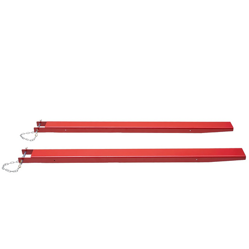 209cm Heavy Duty Forklift Fork Extensions – Carbon Steel Pallet Fork Attachments with Safety Retaining Pins