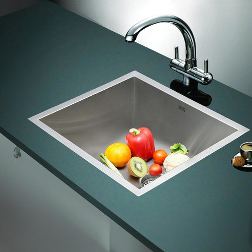 510x450mm Stainless Steel Handmade 1.2mm Sink with Waste in Stainless Steel 304 Finish