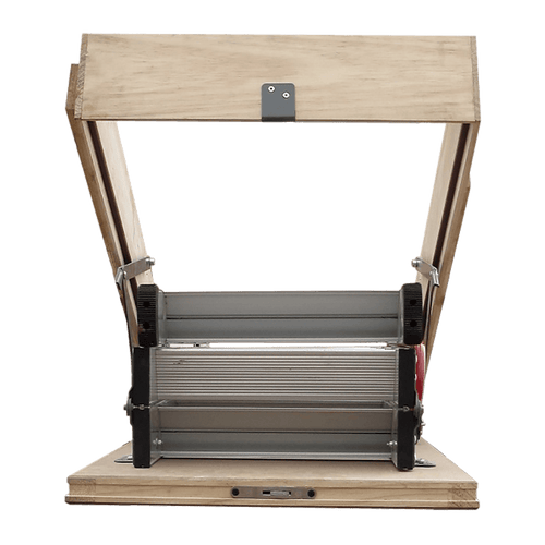 Deluxe Aluminium Attic Loft Ladder - 2.7m to 3.05m