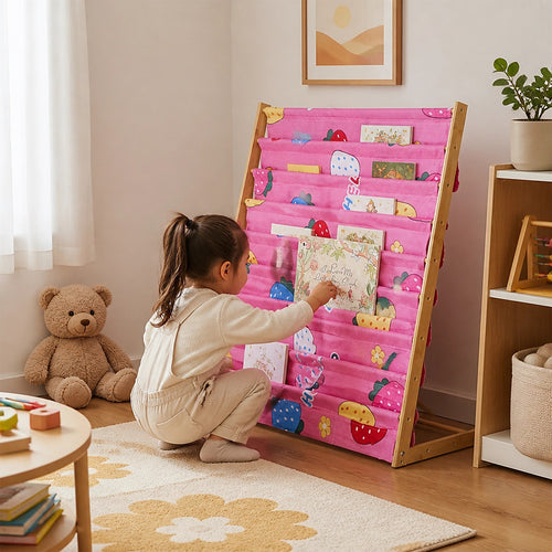 Kids Bookshelf Book Display Organiser
