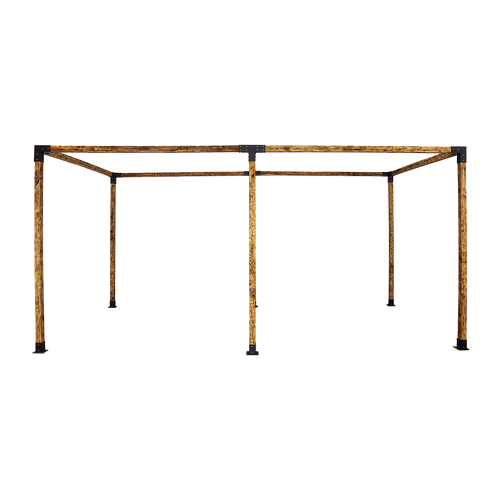 Roof Pergola Gazebo Shed Matte Black Steel Double Brackets DIY Kits