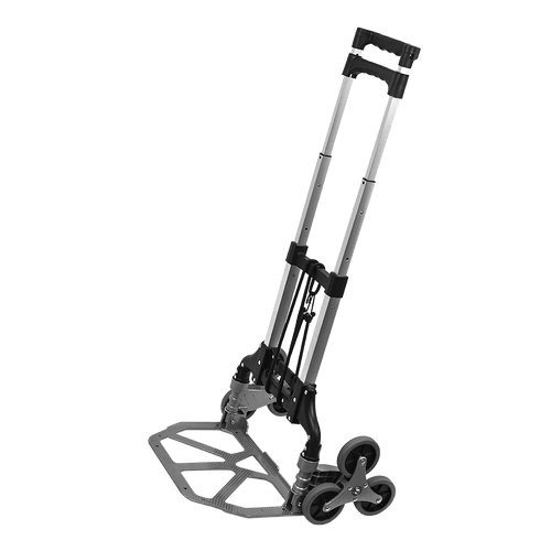 Stair Climbing Trolley 6 Wheels Aluminium Folding Hand Cart Climb Steps