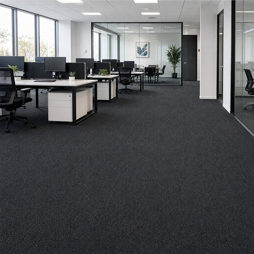 Premium Carpet Tiles in Charcoal – 5m² Pack for Home, Office & Commercial Flooring