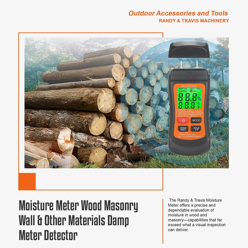 Dampness Moisture Meter – Digital Detector for Wood, Paper & Walls | Multi-Mode Tool