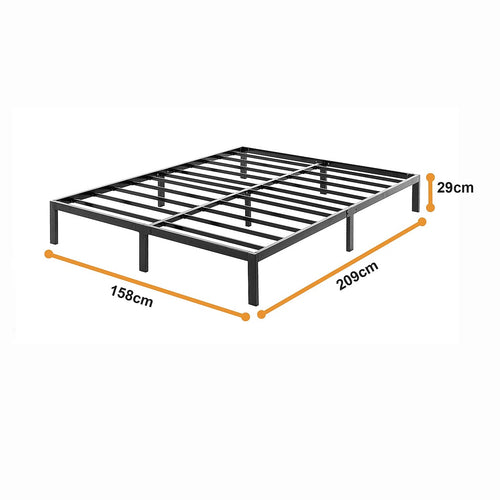 Queen Heavy-Duty Steel Bed Frame Base for Australian Mattresses
