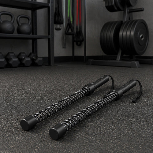 Battle Rope Trainer Spring Exercise Bar Cordless Resistance Workout Tool