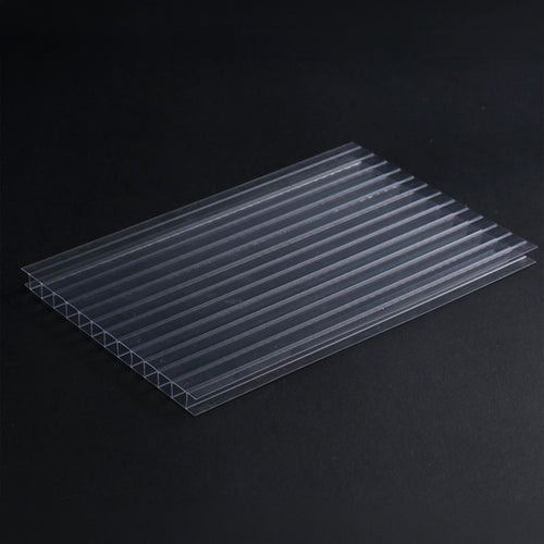 Polycarbonate Roofing Sheets Clear – UV Resistant Corrugated Roof Panels 610x1220mm (12 Pack Bulk Pack)