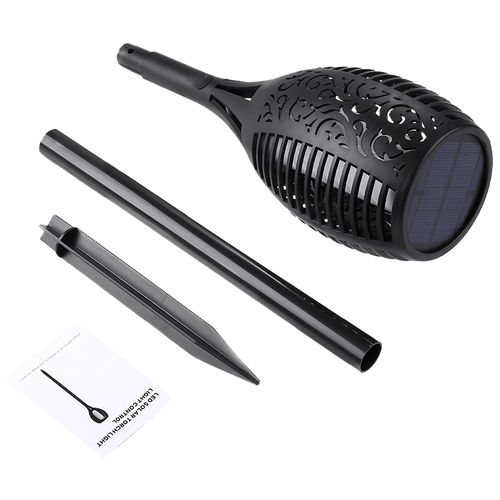 10 Pack Solar Torch Lights 96 LED Flickering Lighting Dancing Flame Garden Lamp