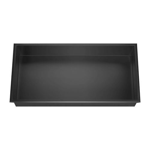 641 x 336 x 101mm Shower Niche Single Shelf Organizer No Tile Needed in Black Finish